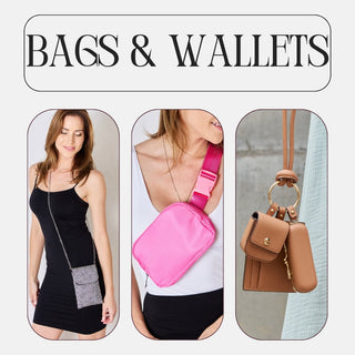 Bags & Wallets At Closet of Ren - Backpacks | Bag Sets | Bucket Bags | Cosmetic & Toiletry Bags | Crossbody Bags | Fanny Packs | Handbags | Make Up Bags | Sling Bags | Tote Bags | Wallets | Weekender Bags