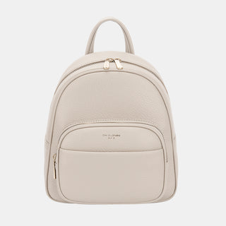 David Jones Leather Backpack Bag