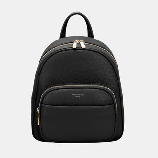 David Jones Leather Backpack Bag