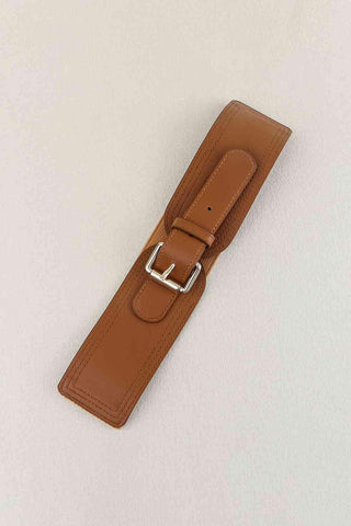 Elastic Wide PU Belt - Closet of Ren