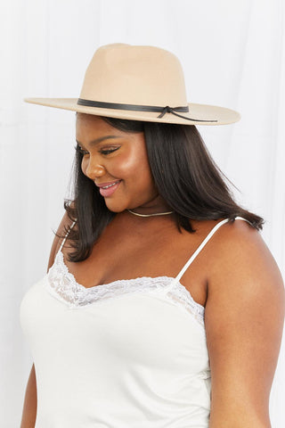 Make It Work Fedora Hat in Beige | Fame Accessories - Closet of Ren