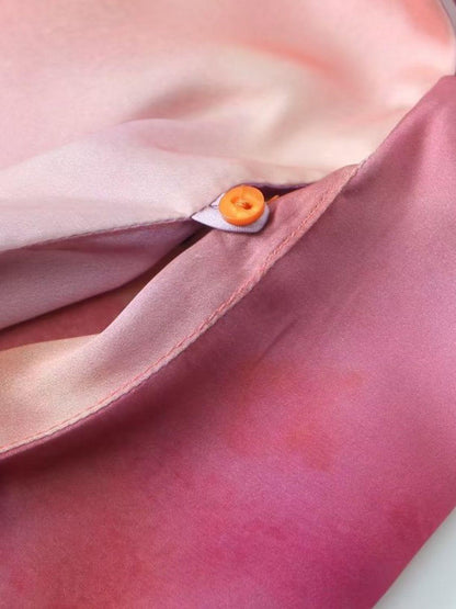 Tie-Dye Asymmetrical Neck Ruched Cami - Closet of Ren
