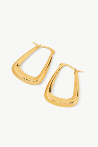 18K Gold-Plated Geometric Earrings - Closet of Ren