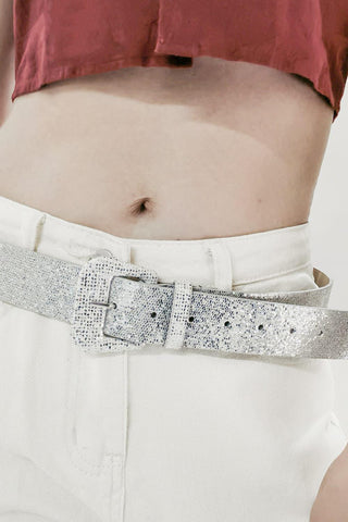 Glitter PU Leather Belt - Closet of Ren