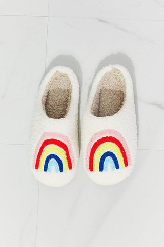 MMShoes Rainbow Plush Slipper - Closet of Ren