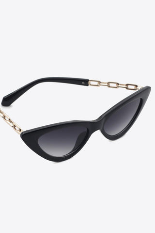 Chain Detail Cat-Eye Sunglasses - Closet of Ren