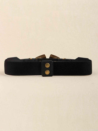 Double Buckle PU Leather Belt - Closet of Ren