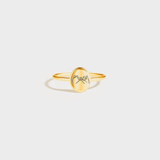 Pinky Promise Ring | Multiple Color Options | 925 Sterling Silver Engraved Ring