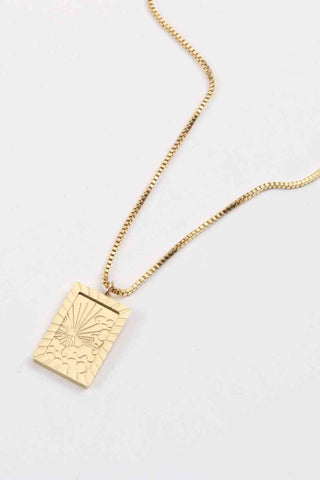 Stainless Steel 18K Gold-Plated Necklace