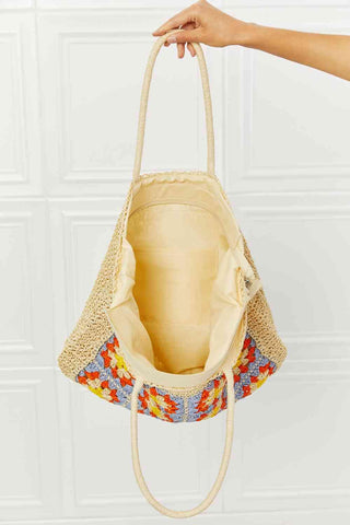 Fame Off The Coast Straw Tote Bag - Closet of Ren