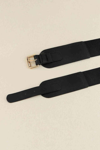 Elastic Wide PU Belt - Closet of Ren