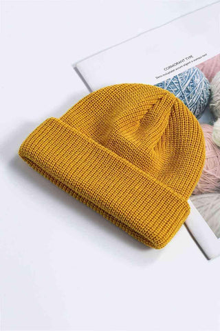 Cozy Rib-Knit Cuff Beanie - Closet of Ren