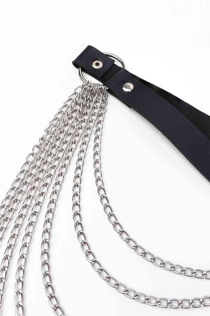 PU Belt with Chain - Closet of Ren