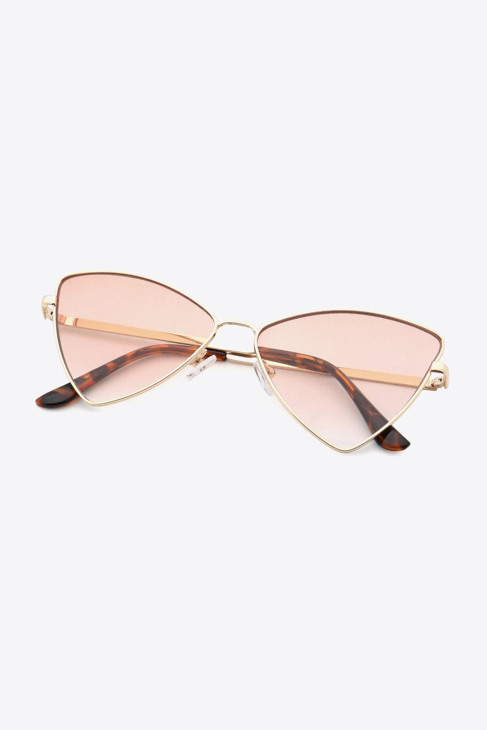 Metal Frame Cat-Eye Sunglasses - Closet of Ren