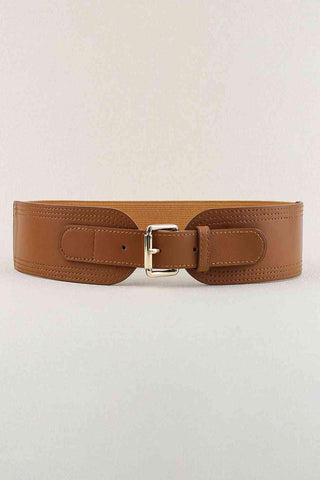 Elastic Wide PU Belt - Closet of Ren