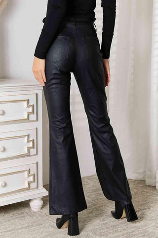 Kancan Slit Flare Leg Pants - Closet of Ren