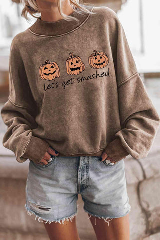 LET'S GET SMASHED Graphic Sweatshirt - Closet of Ren