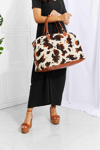 Animal Print Plush Weekender Bag - Closet of Ren