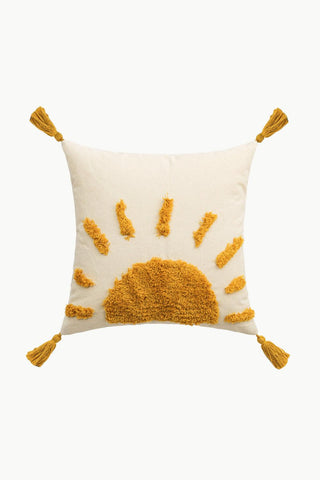 Sun Graphic Tassel Decorative Throw Pillow Case - Closet of Ren