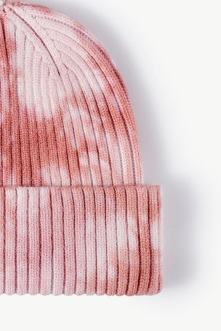 Tie-Dye Ribbed Cuffed Beanie - Closet of Ren