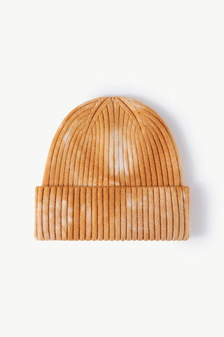 Tie-Dye Ribbed Cuffed Beanie - Closet of Ren