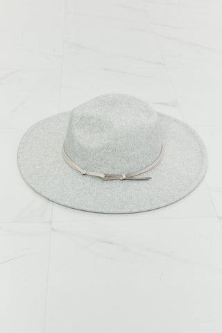 Festival Babe Fedora Hat in Light Gray | Fame Accessories - Closet of Ren