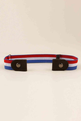 PU Elastic Snap Closure Belt - Closet of Ren