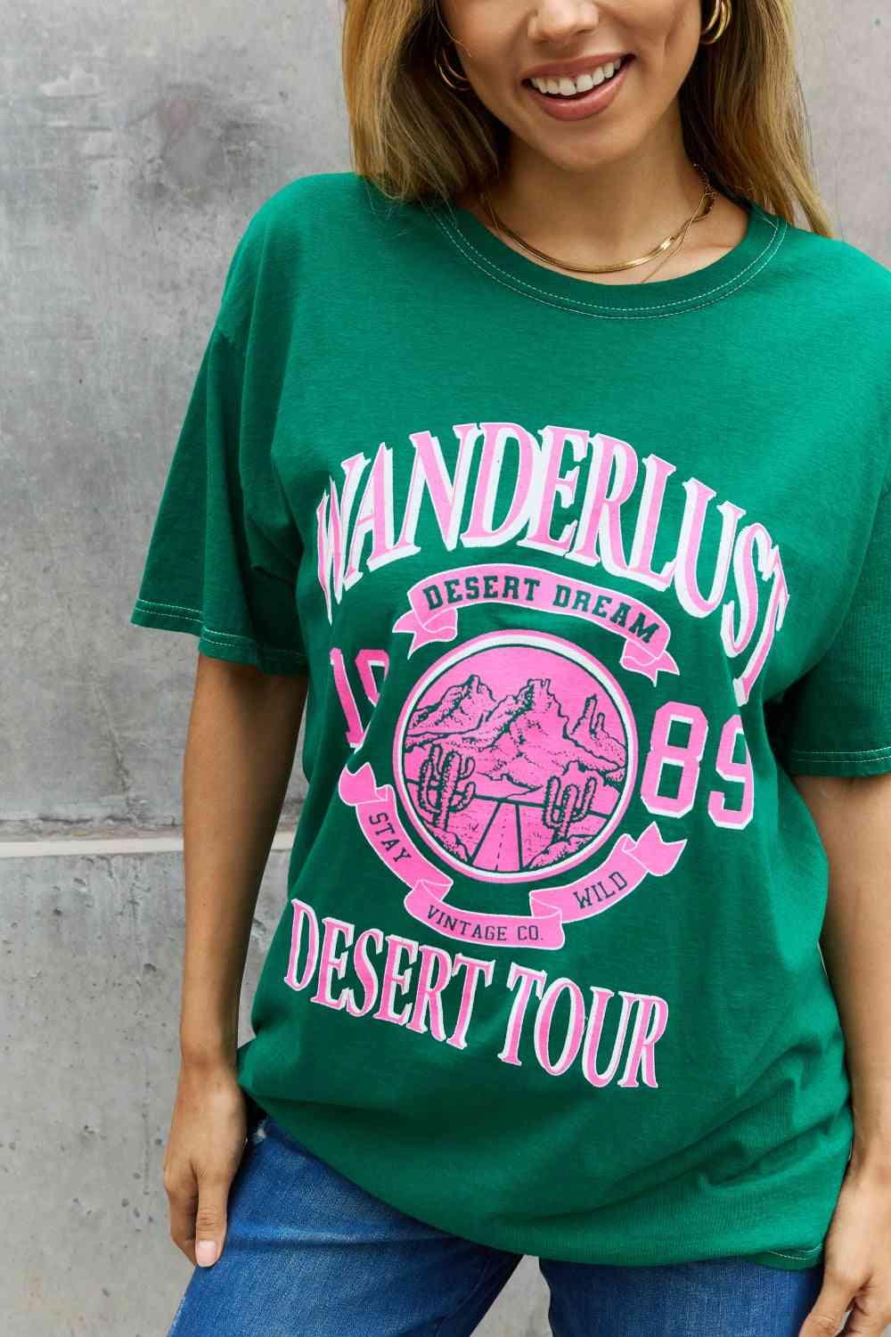 Sweet Claire "Wanderlust" Graphic T-Shirt - Closet of Ren