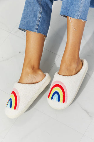 MMShoes Rainbow Plush Slipper - Closet of Ren