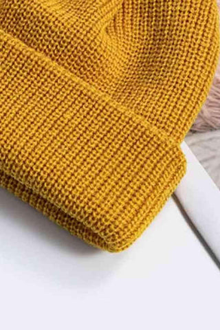 Cozy Rib-Knit Cuff Beanie - Closet of Ren