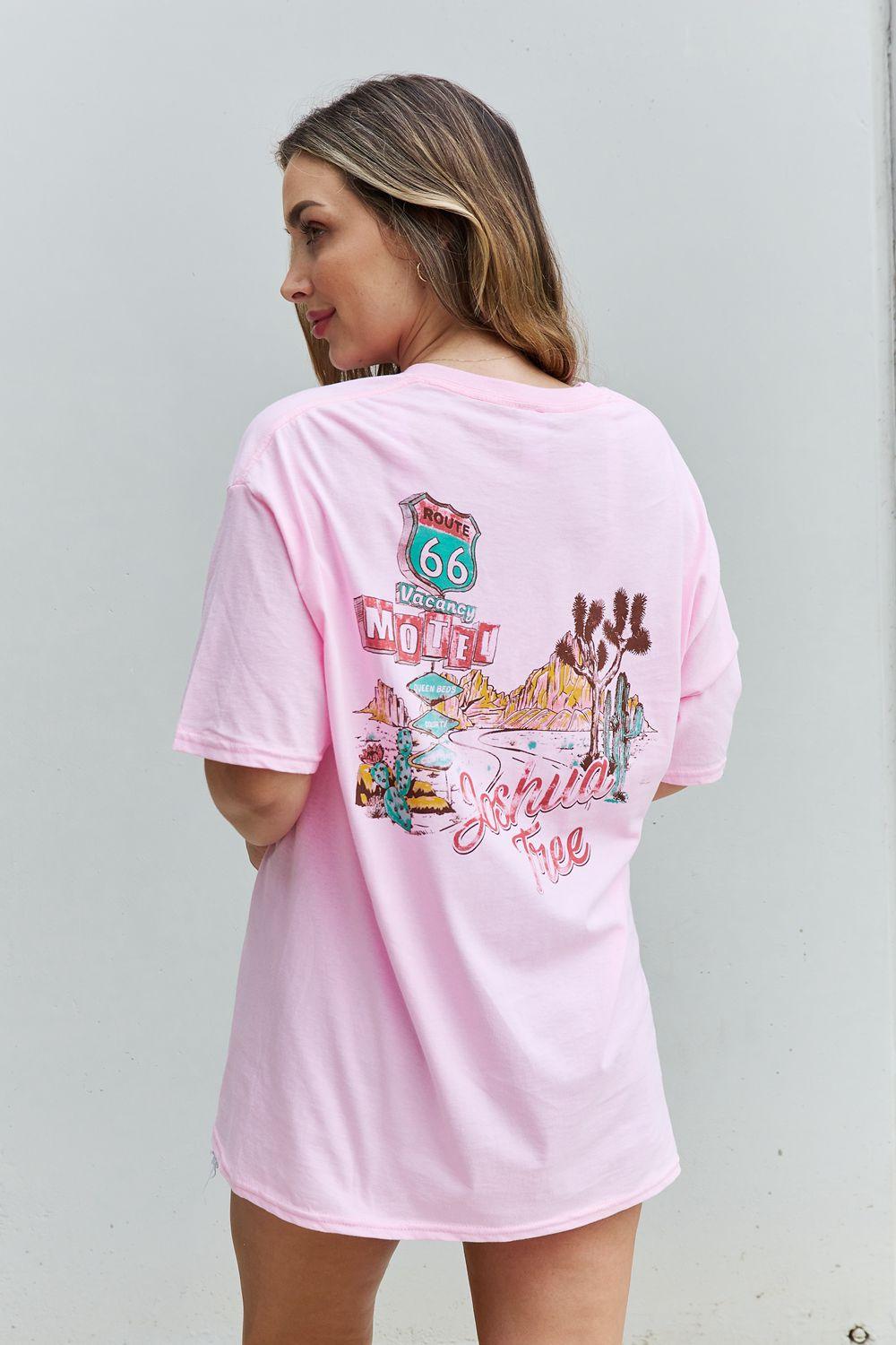 Sweet Claire "Wish You Were Here" Oversized Graphic T-Shirt - Closet of Ren