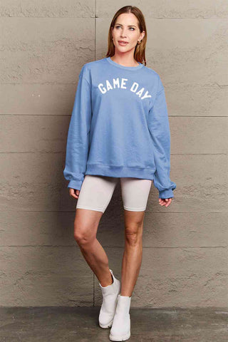 Simply Love Full Size GAME DAY Graphic Sweatshirt