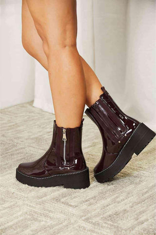 Forever Link Side Zip Platform Boots - Closet of Ren