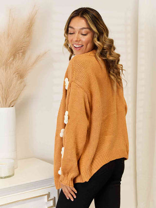 3D Flower Cardigan | Multiple Color Options