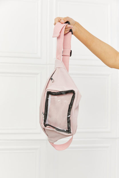 Fame Doing Me Waist Bag in Pink - Closet of Ren