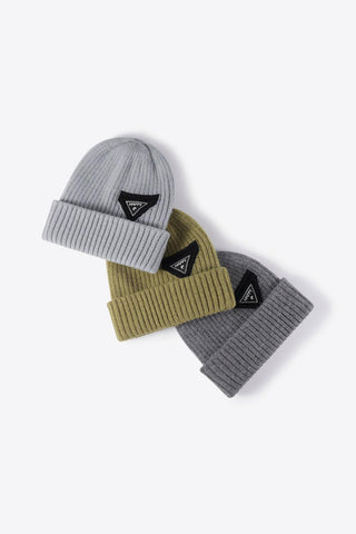 HAPPY Contrast Beanie - Closet of Ren