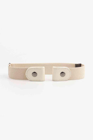 PU Elastic Snap Closure Belt - Closet of Ren