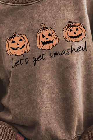 LET'S GET SMASHED Graphic Sweatshirt - Closet of Ren