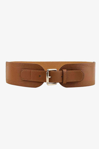 Elastic Wide PU Belt - Closet of Ren