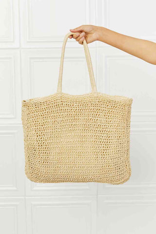 Fame Off The Coast Straw Tote Bag - Closet of Ren