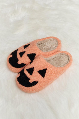 Melody Printed Plush Slide Slippers - Closet of Ren