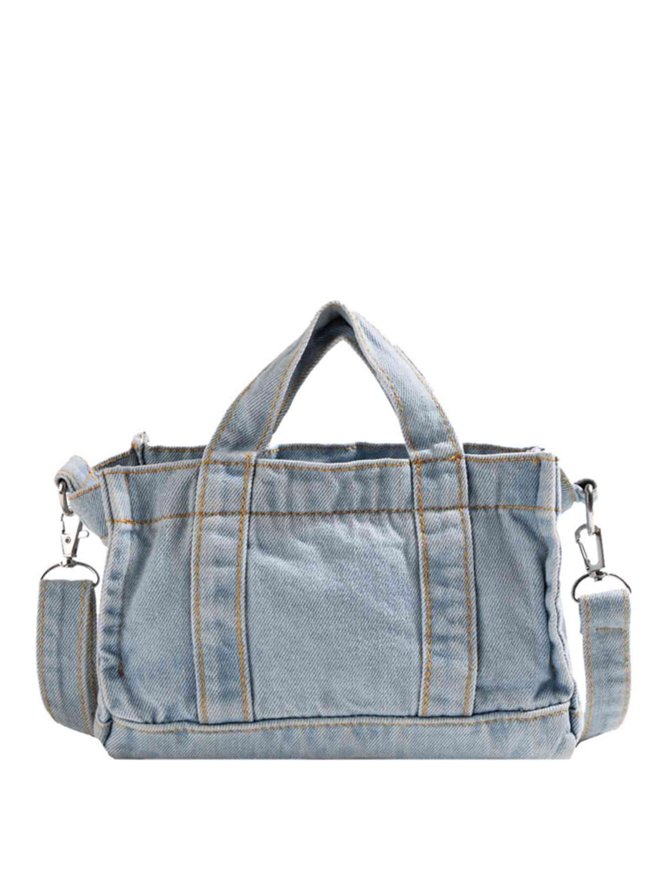 Denim Shoulder Bag by Adored - Closet of Ren