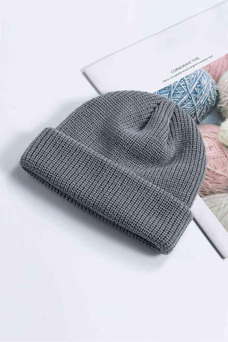 Cozy Rib-Knit Cuff Beanie - Closet of Ren