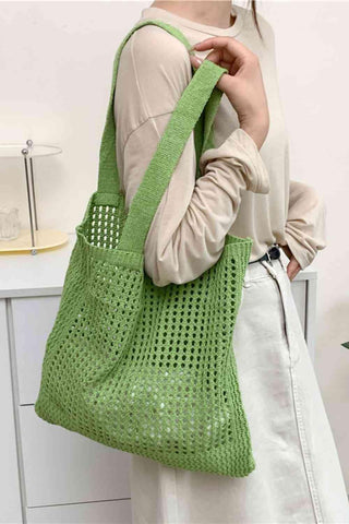 Openwork Tote Bag - Closet of Ren