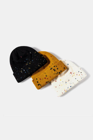 Confetti Rib-Knit Cuff Beanie - Closet of Ren