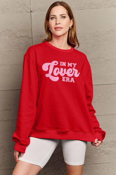IN MY LOVER ERA Round Neck Sweatshirt | Multiple Color Options
