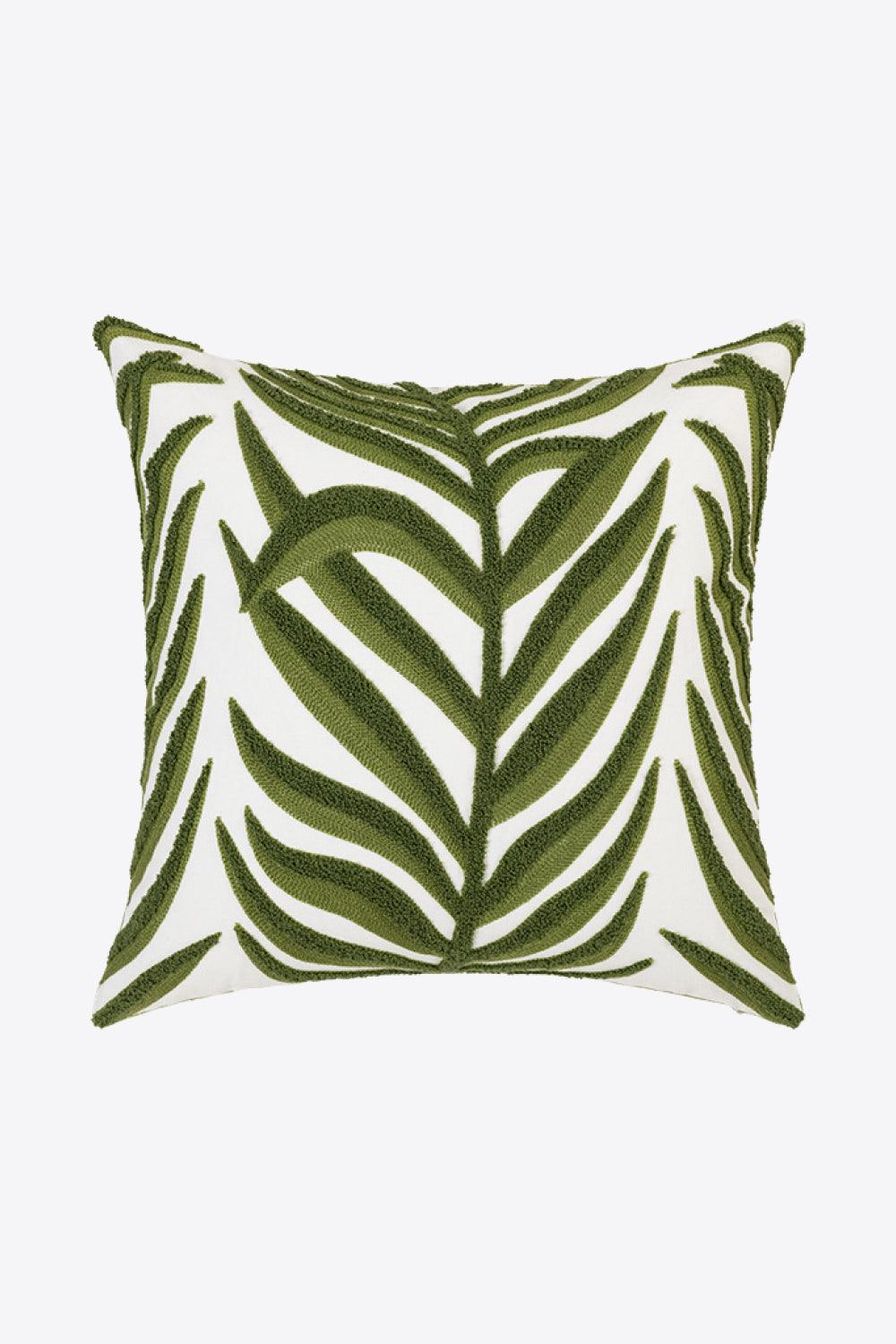 Embroidered Square Decorative Throw Pillow Case - Closet of Ren