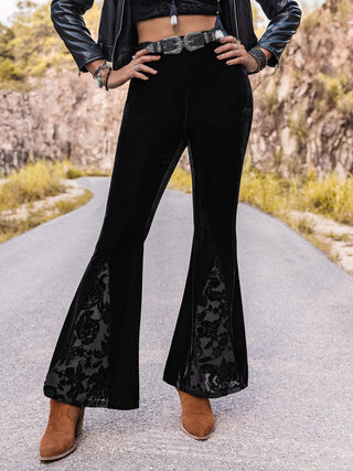 High Waist Flare Leg Pants - Closet of Ren