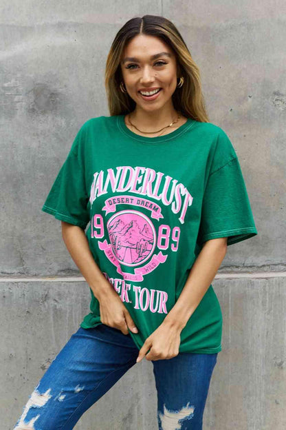 Sweet Claire "Wanderlust" Graphic T-Shirt - Closet of Ren