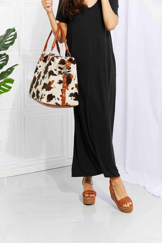 Animal Print Plush Weekender Bag - Closet of Ren